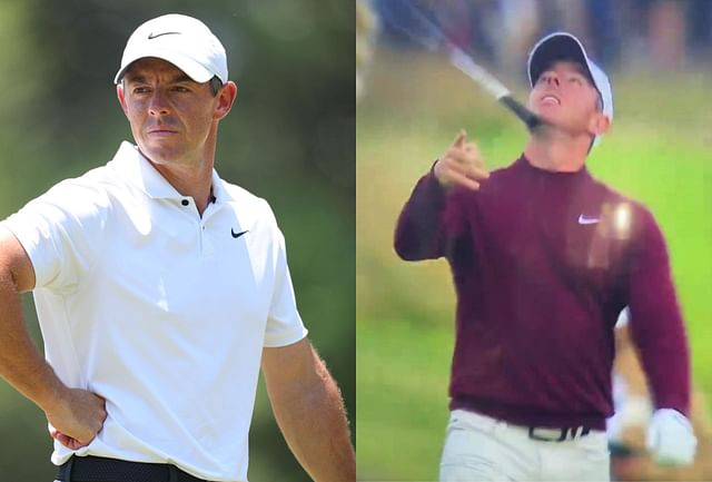 Rory McIlroy gets hit in the face with club, sums up his Open Championship woes