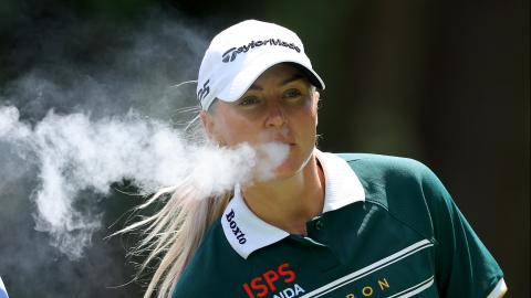 Charley Hull to face possible smoking Ban