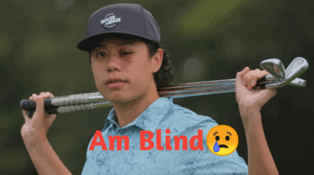 Rising PGA Tour golfer Jeffrey Guan is partially blind