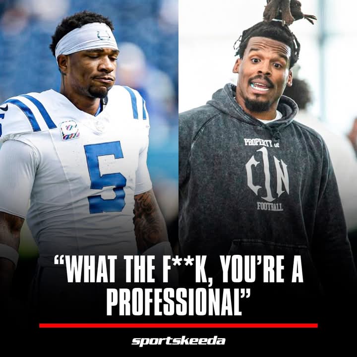 “What the f**k, you’re a professional” – Cam Newton unleashes furious rant against Anthony Richardson’s Week 8 controversy….FULL RANT⬇️⬇️⬇️