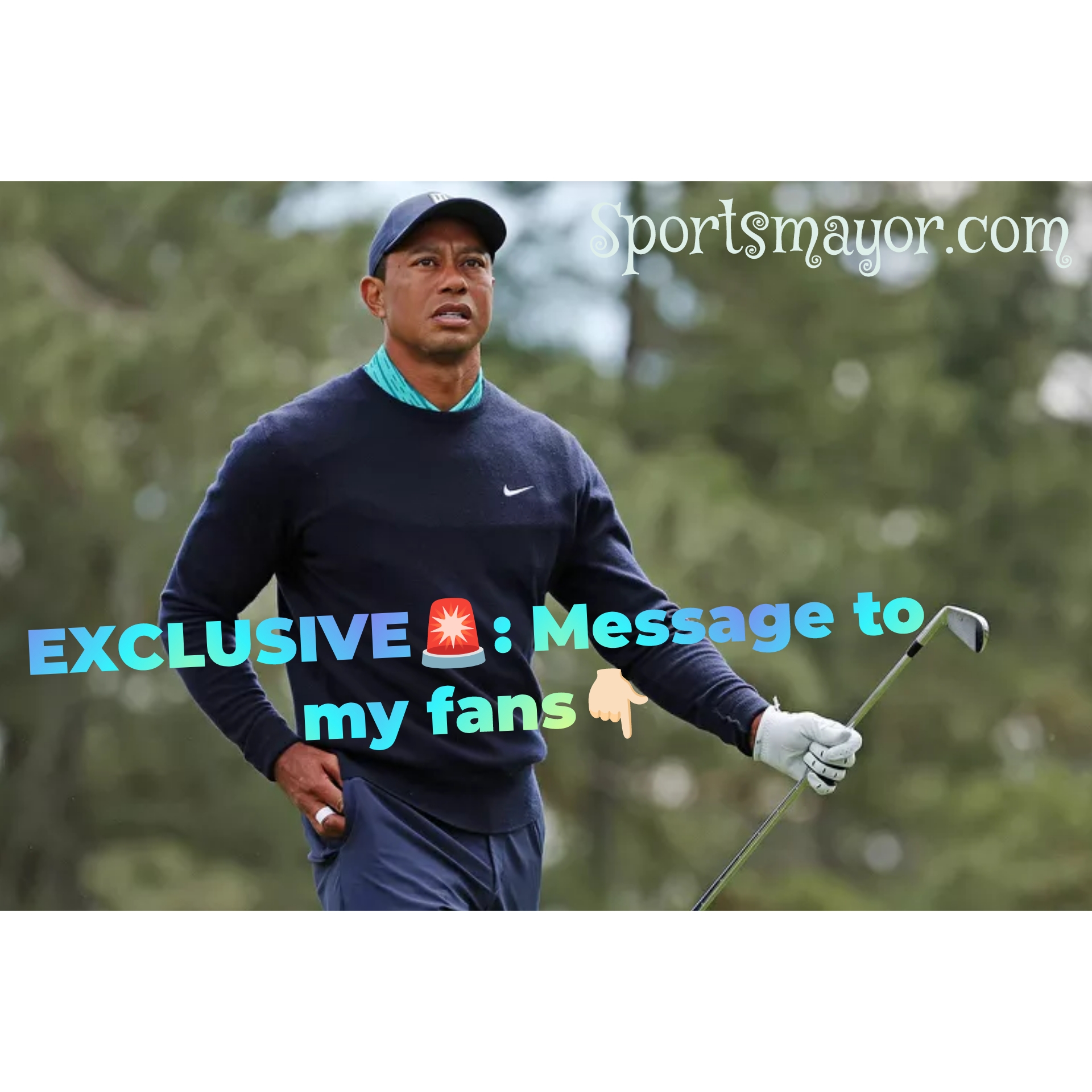 FOR ONLY TIGER WOODS FANS⚠️- Tiger Woods Thanks Fans for ‘Support and Appreciation’… See more…